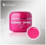 neon 3 Light Pink base one żel kolorowy gel kolor SILCARE 5 g